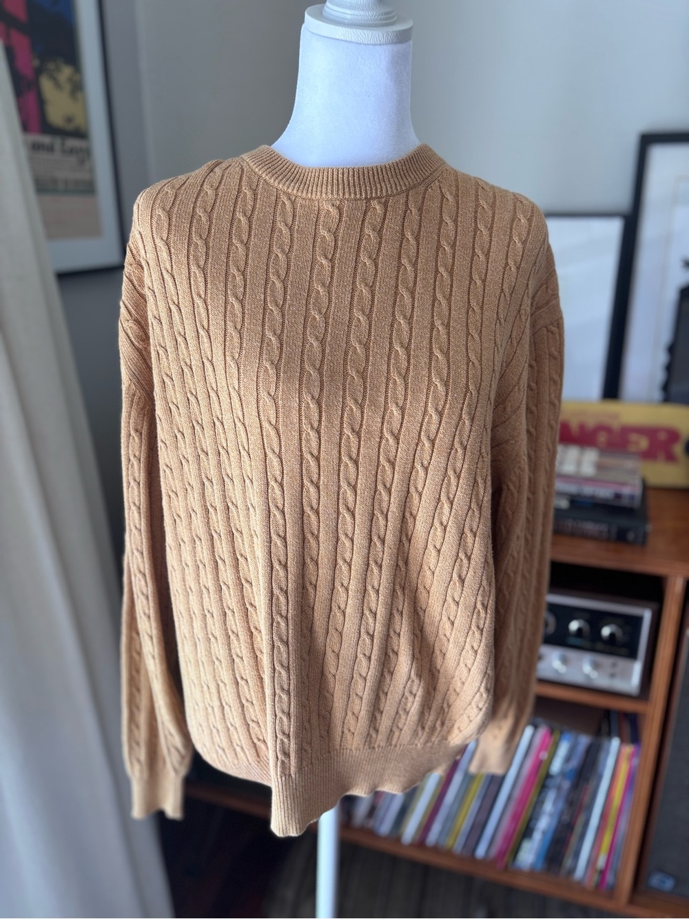 Vintage Cable Knit Sweater